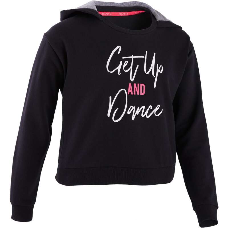 GIRL DANCE APPAREL Street Dance and Urban Dance - Girls' Modern Dance Sweatshirt DOMYOS - Sports