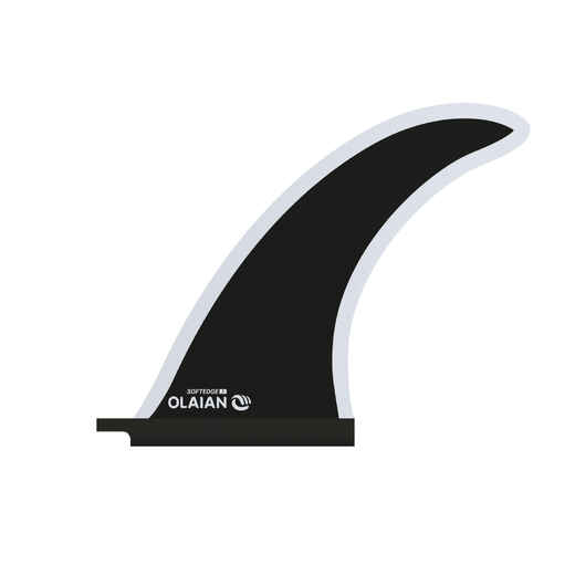 Central 8" fin with soft edges for longboard. US Box