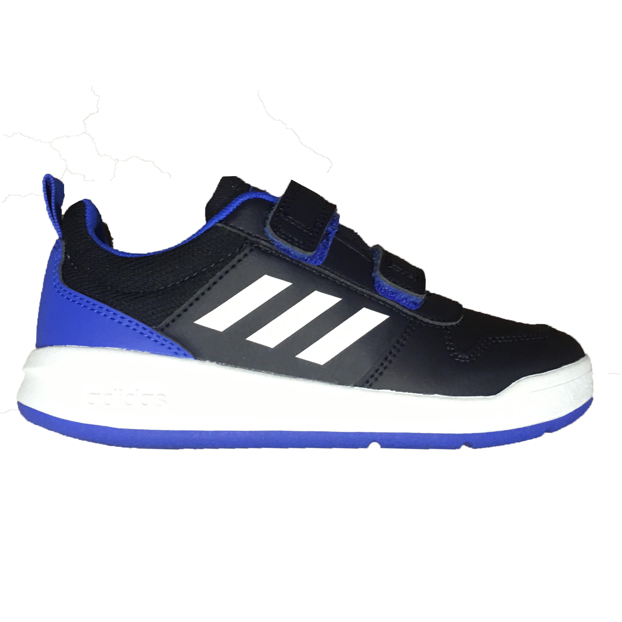 Kids' Rip-Tab Trainers Tensaur - Black/Blue 1/10