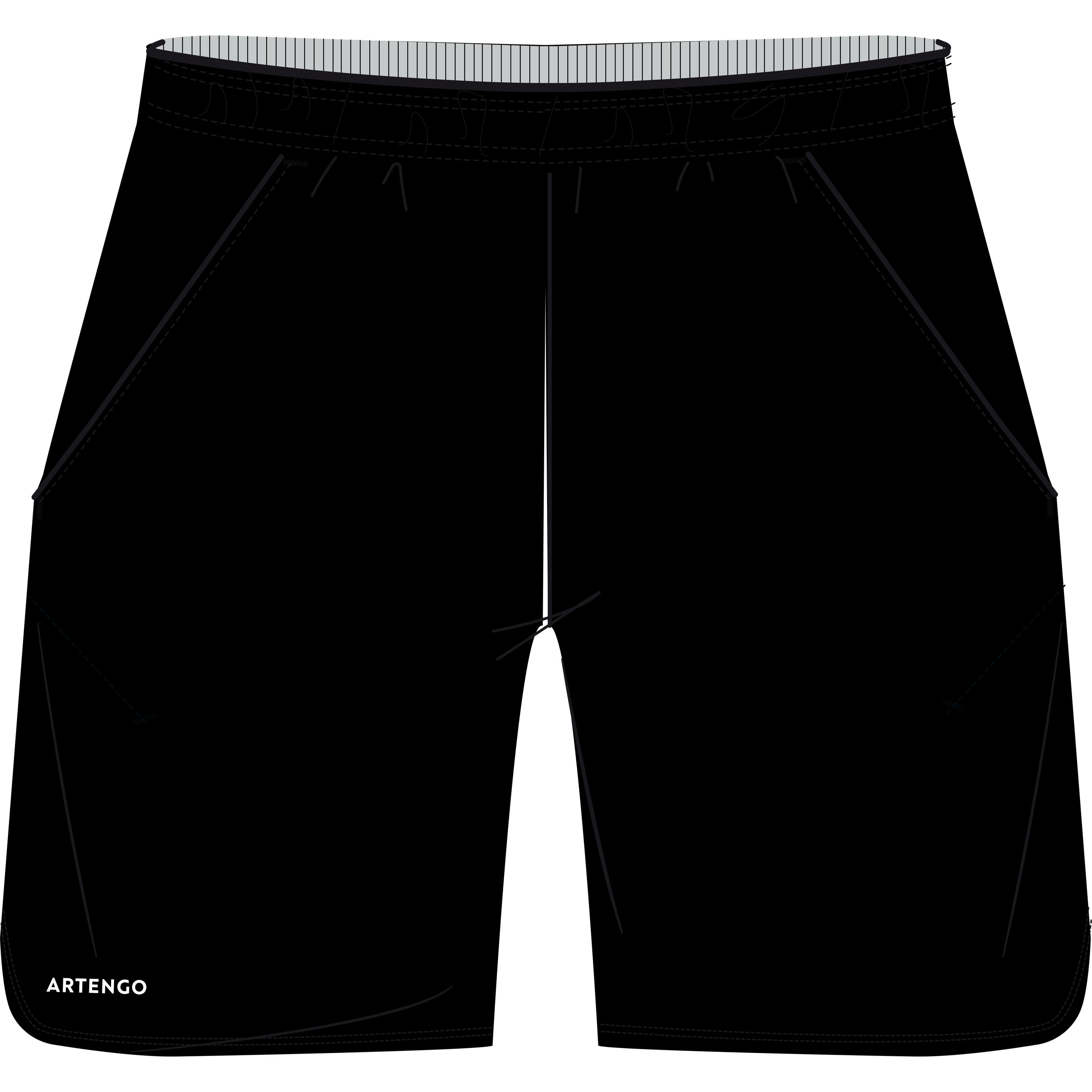 Boys' Tennis Shorts TSH500 - Black 10/10