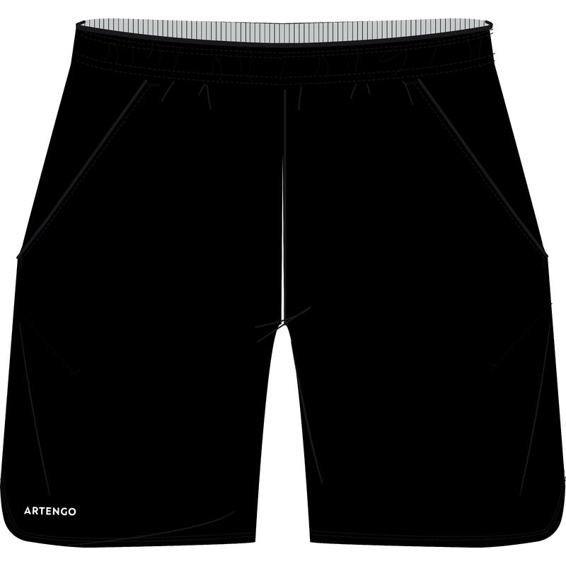 Short de tennis garcon - TSH500 noir