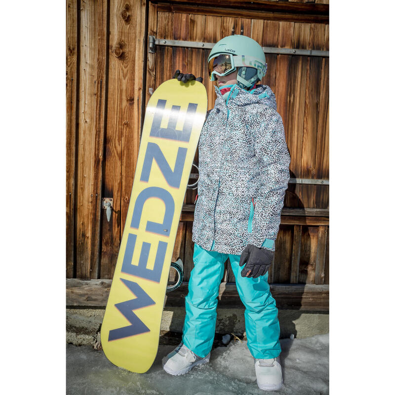 Pantalon Snowboarding/schi SNB 500 Turcoaz Fete 