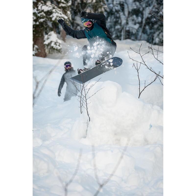Férfi snowboard bakancs gyorsfűzővel, Freedom SL, szürke