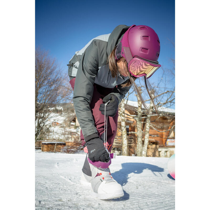 Snowboardboots voor beginnende dames MAOKE 300 grijs