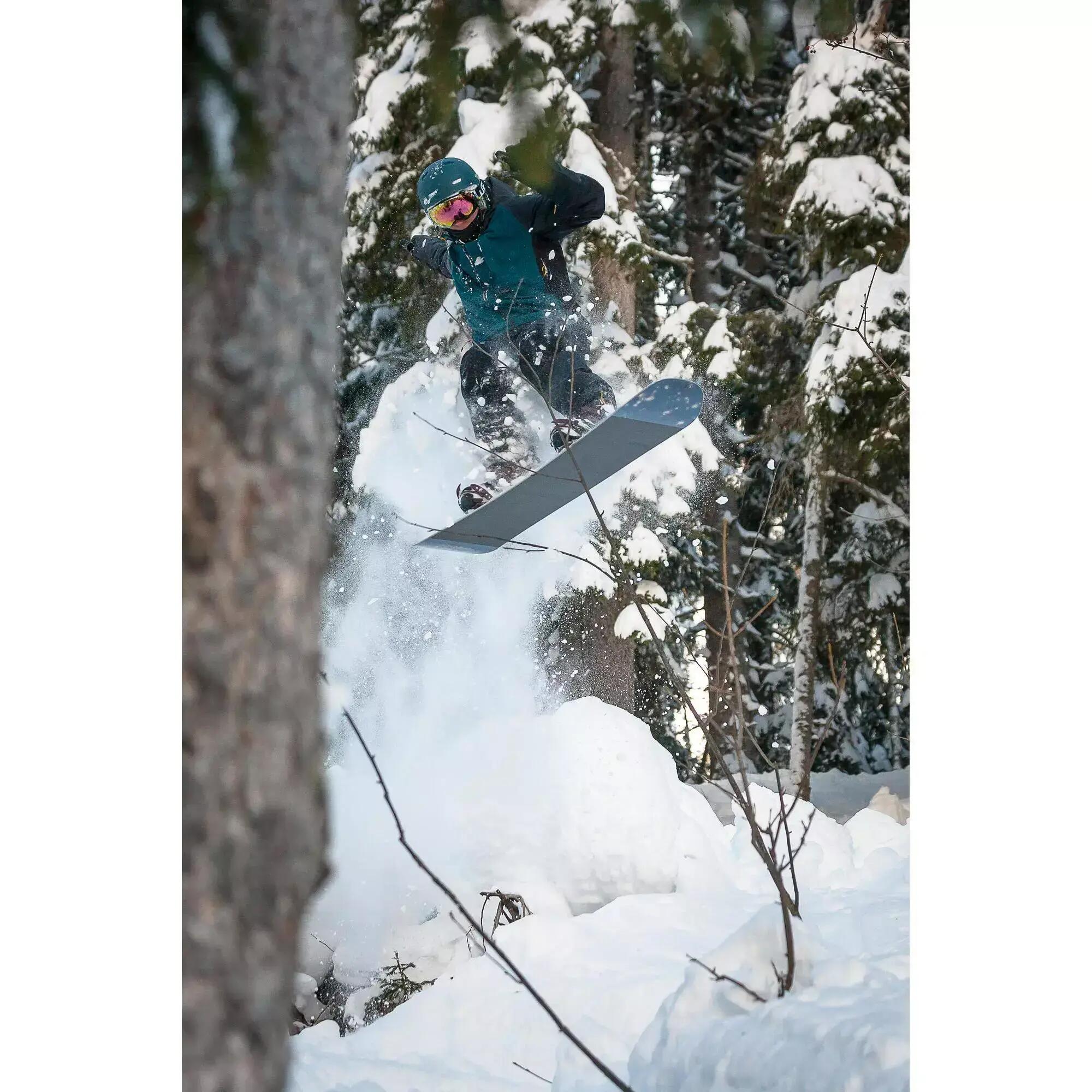 Pánská snowboardová a lyžařská bunda 900 petrolejová 18/20