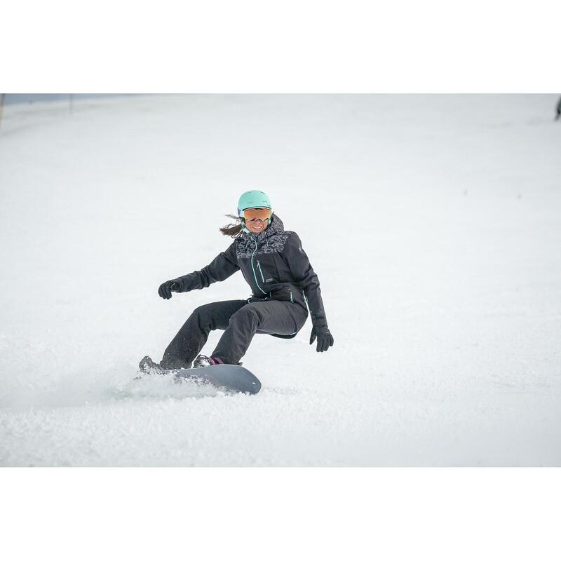 Pantalón de snowboard y nieve impermeable Mujer Dreamscape PA 500 negro