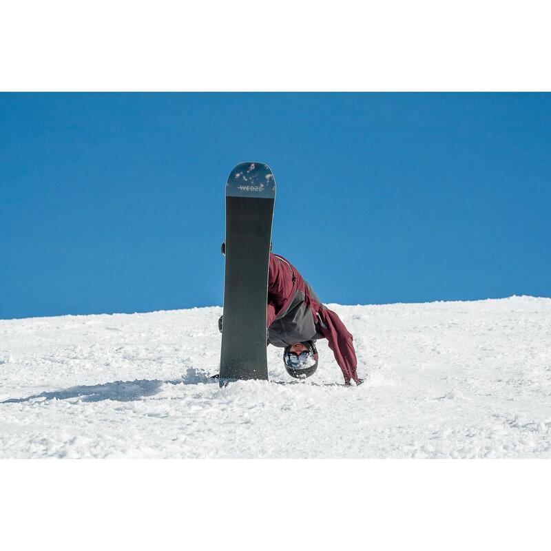 Botas de snowboard freestyle Homem com aperto rápido-Freedom SL-cinzento