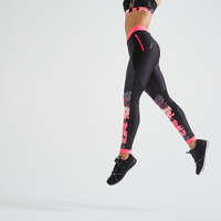 Cardio Training - Leggings Cardio 500 Preto DOMYOS - Leggings e Calções Cardio Mulher