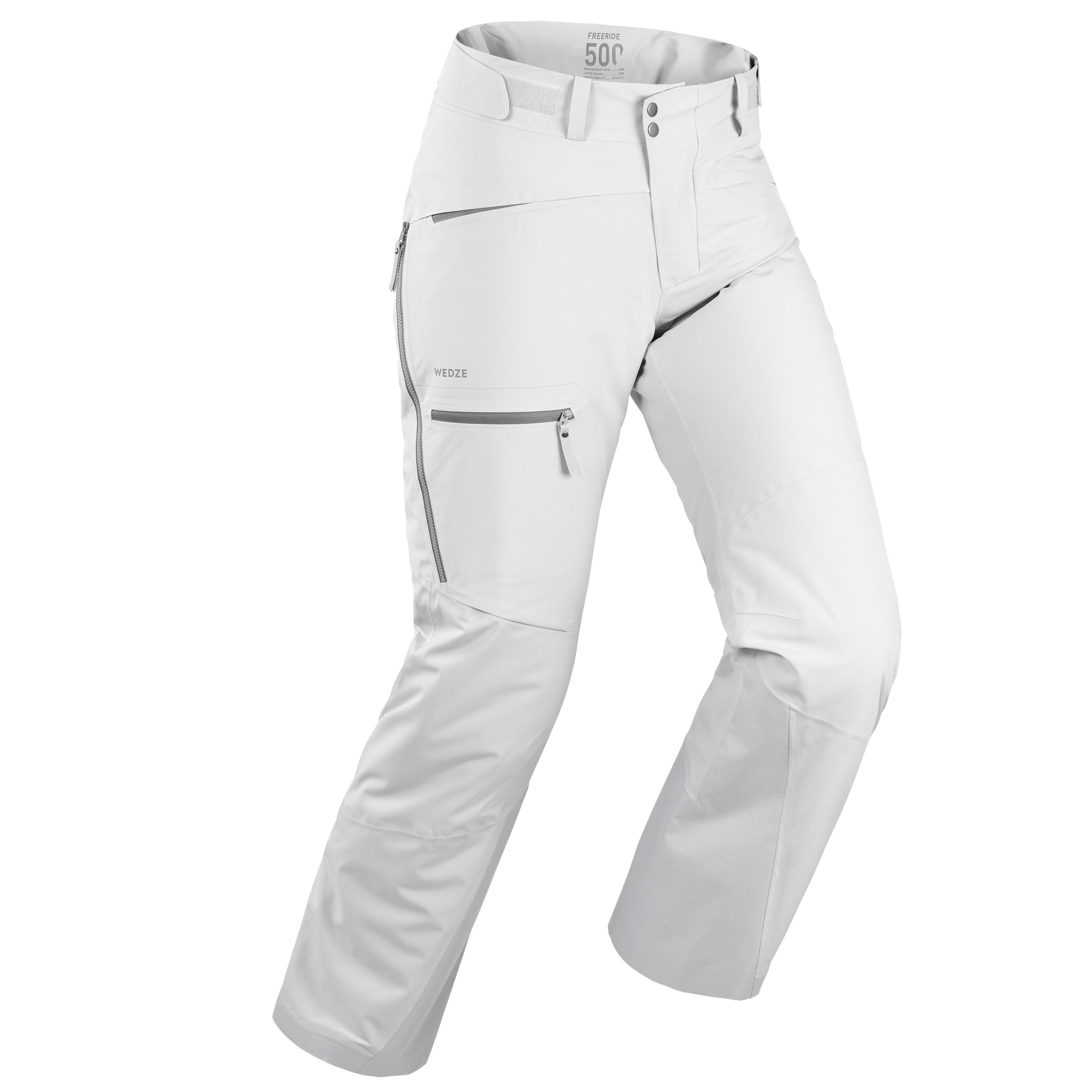 Pantalon schi Freeride FR500 Gri Bărbați