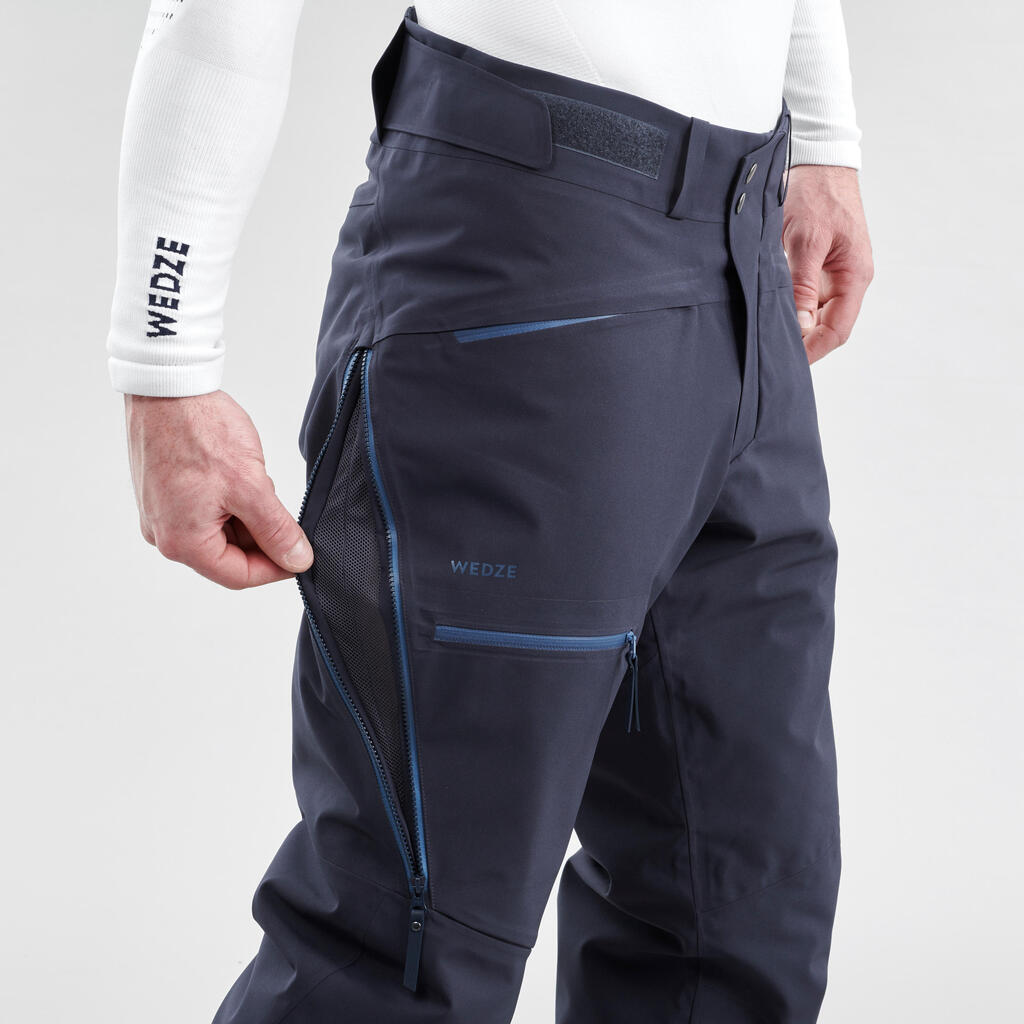 Skihose Freeride 500 Herren marineblau