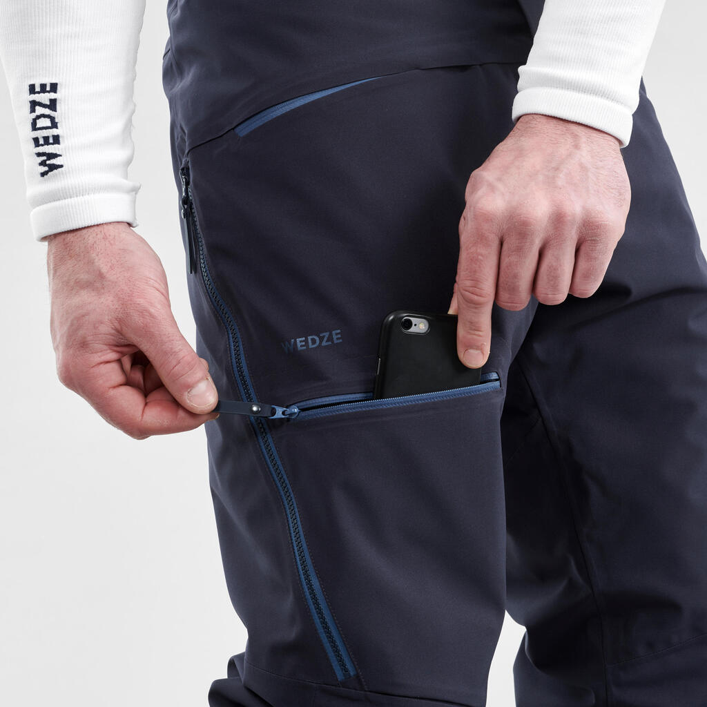 Skihose Freeride 500 Herren marineblau