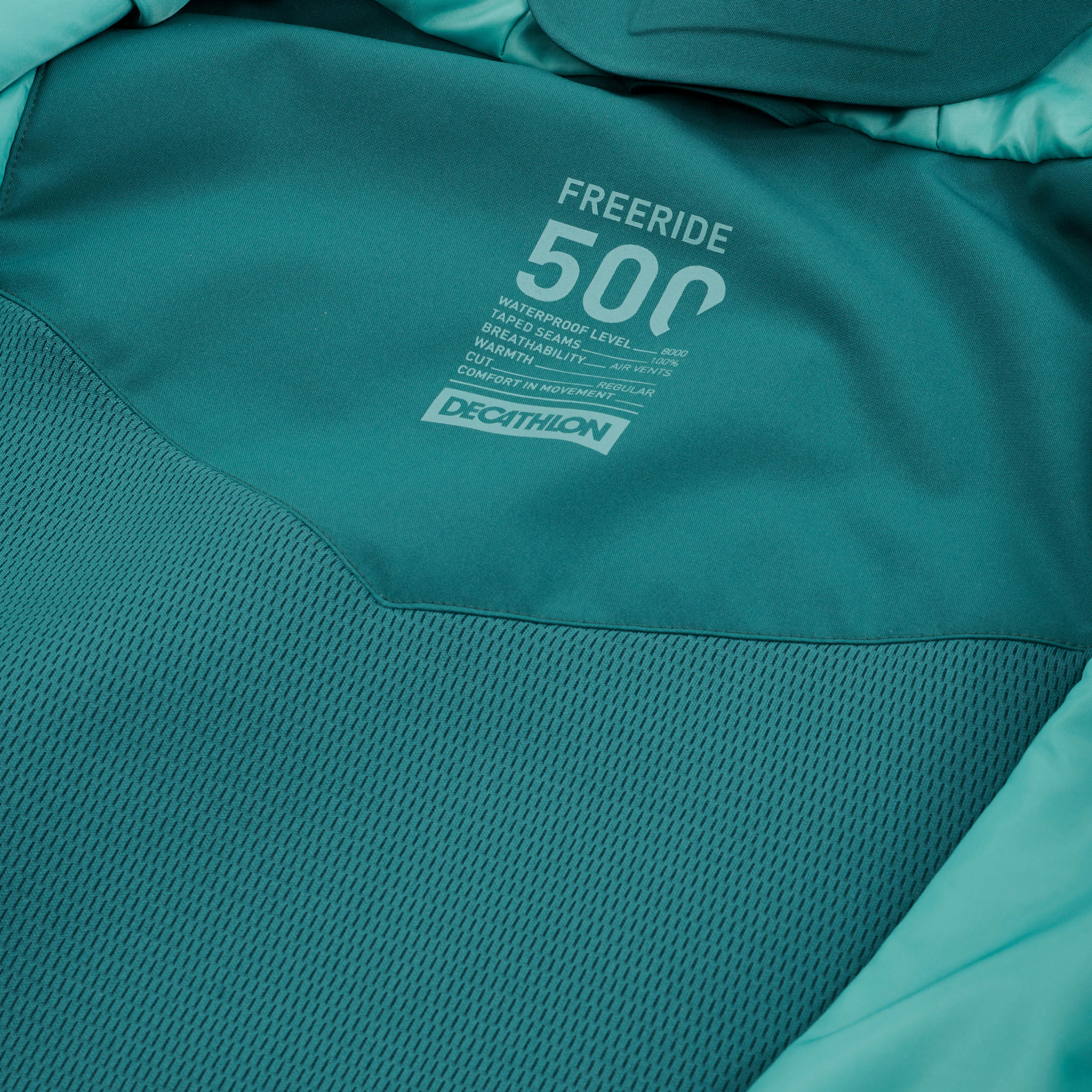 Men’s Freeride SKI JACKET FR500 - Green 20/24