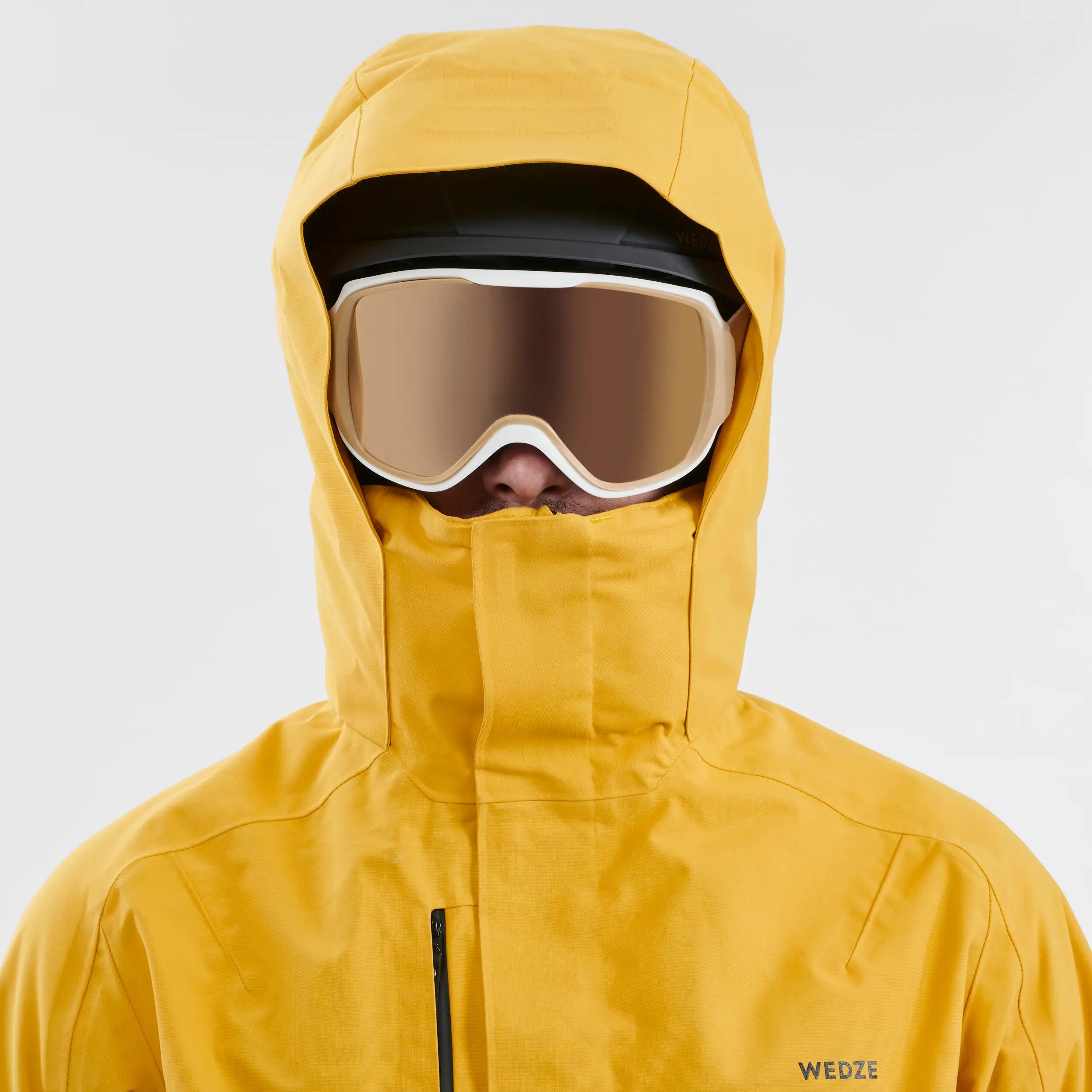 Men’s Freeriding Ski JACKET SKI FR100 Ochre 7/25