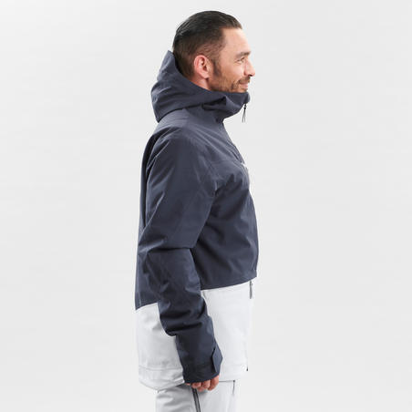 Куртка лыжная для фрирайда мужская серая FR500