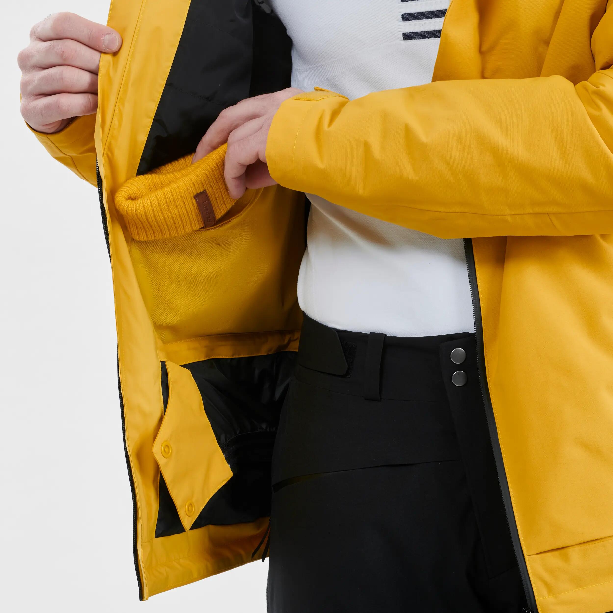 Men’s Freeriding Ski JACKET SKI FR100 Ochre 9/25