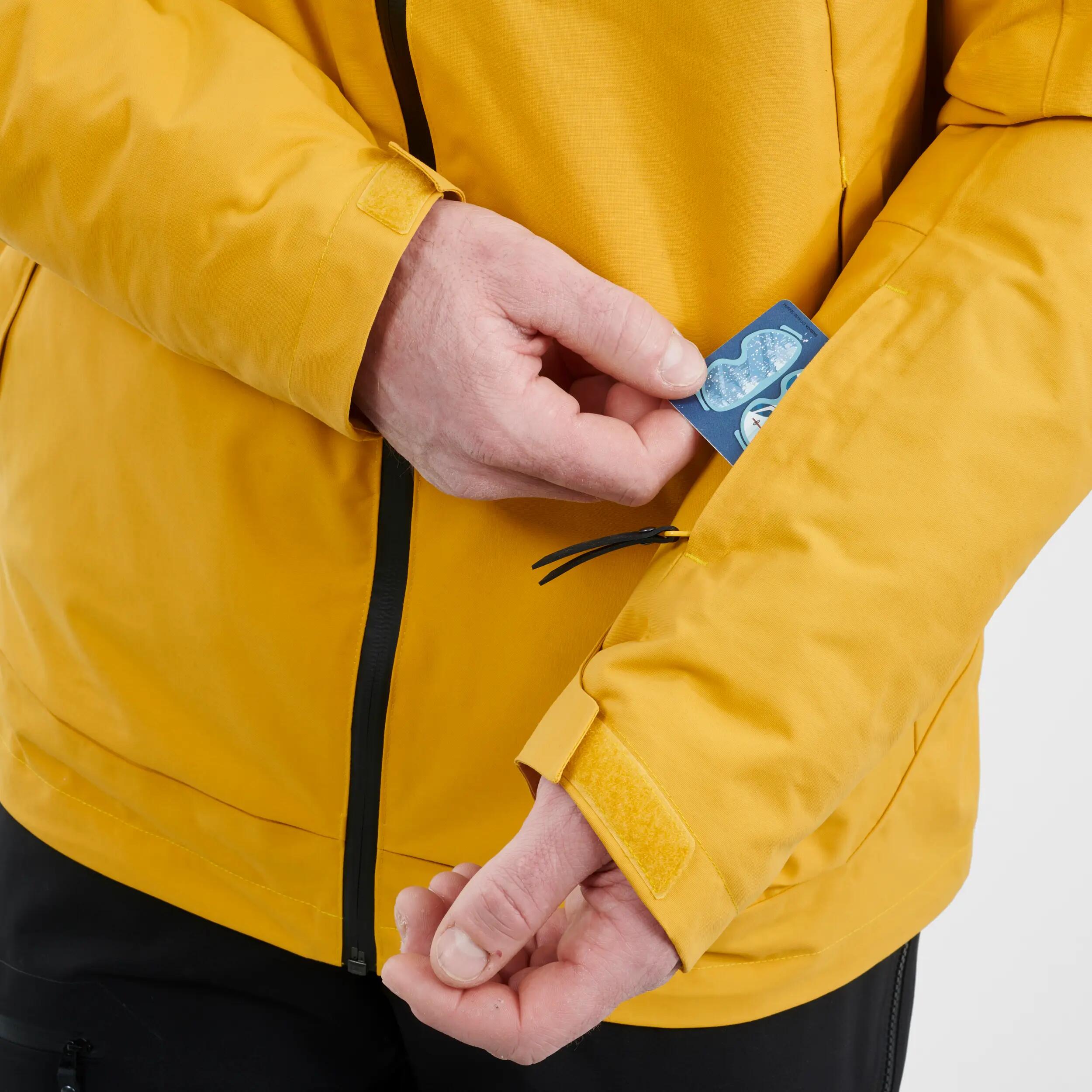 Men’s Freeriding Ski JACKET SKI FR100 Ochre 11/25