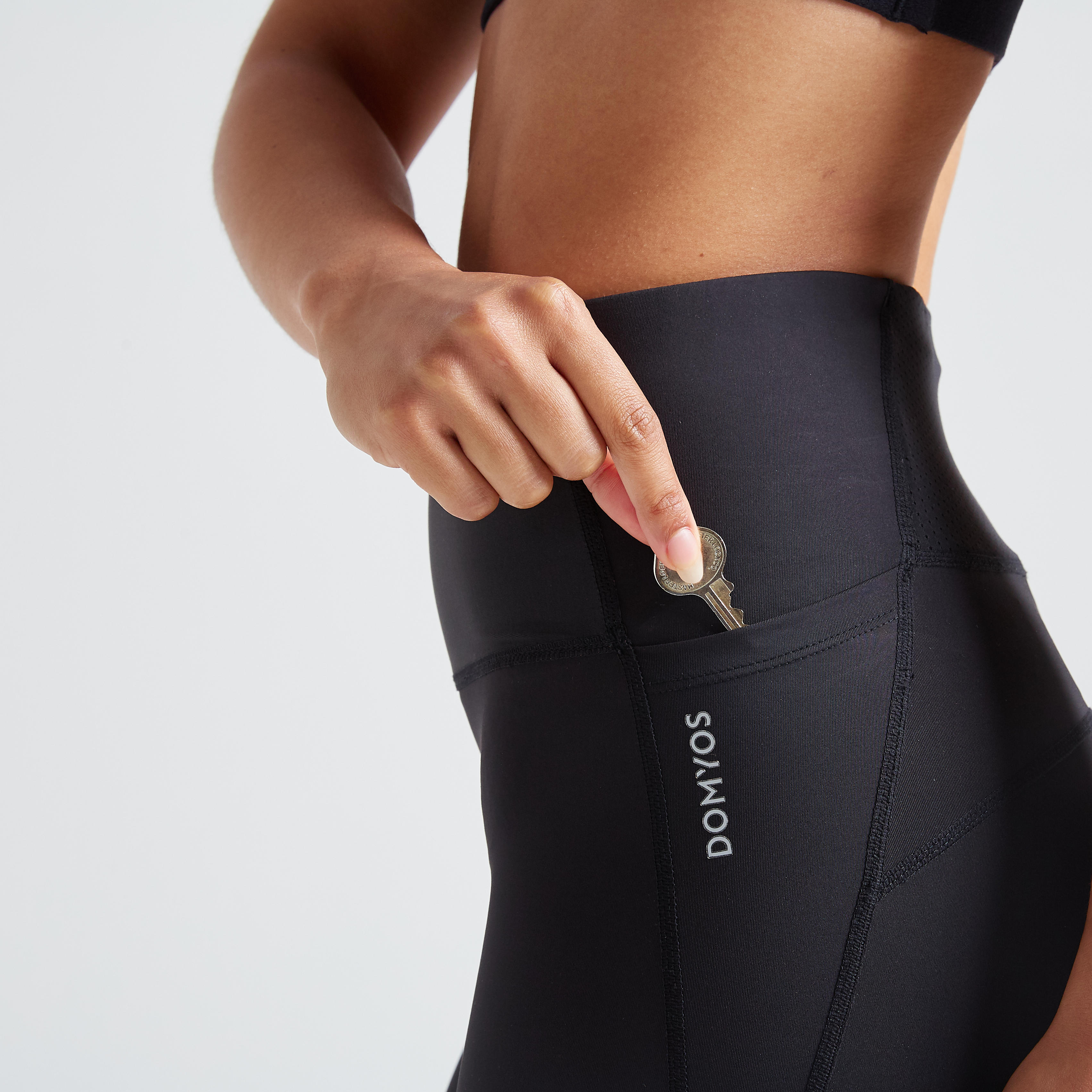 Leggings de talle alto moldeadores mujer Fitness - Decathlon