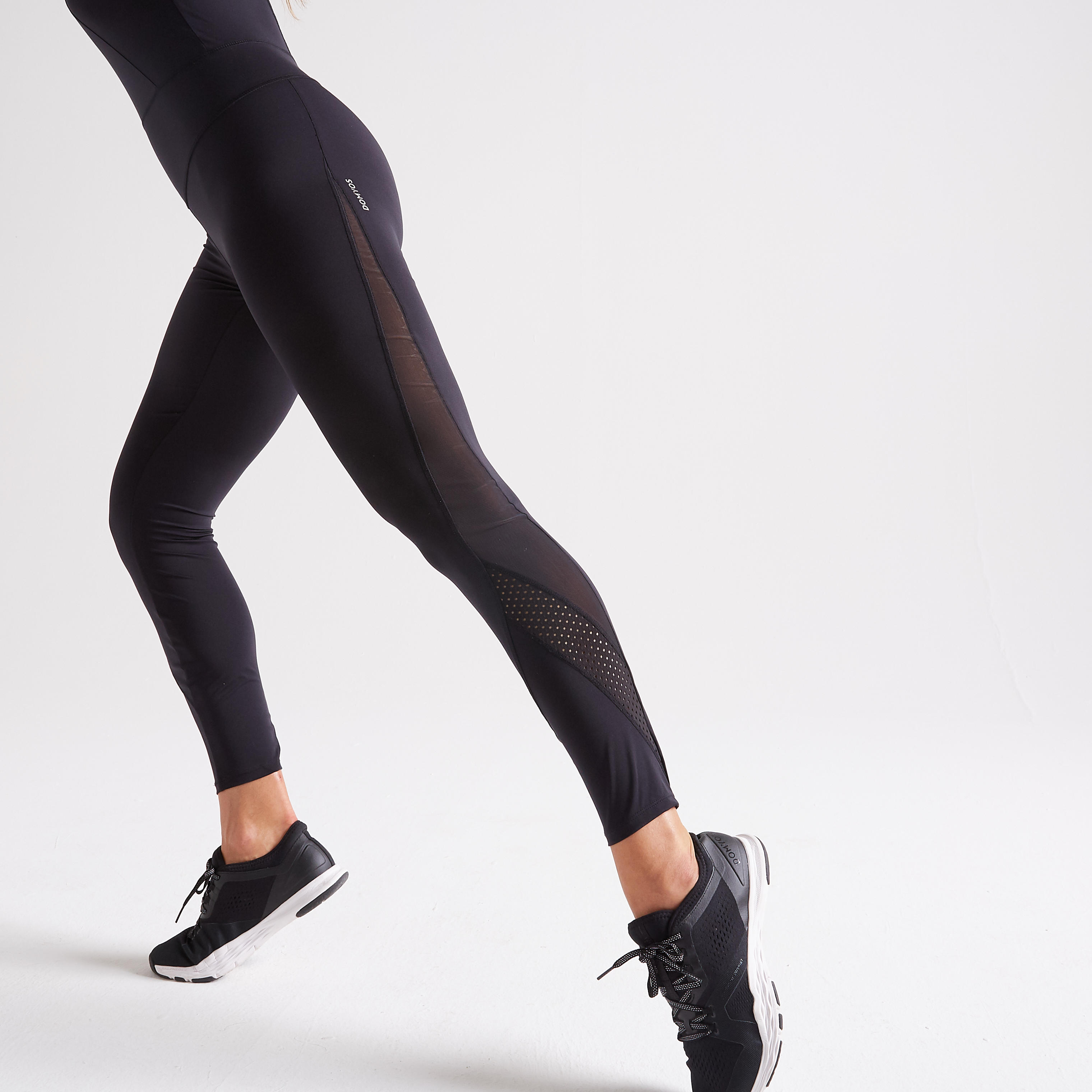 Conjunto cardio fitness mujer negro 900 - Decathlon