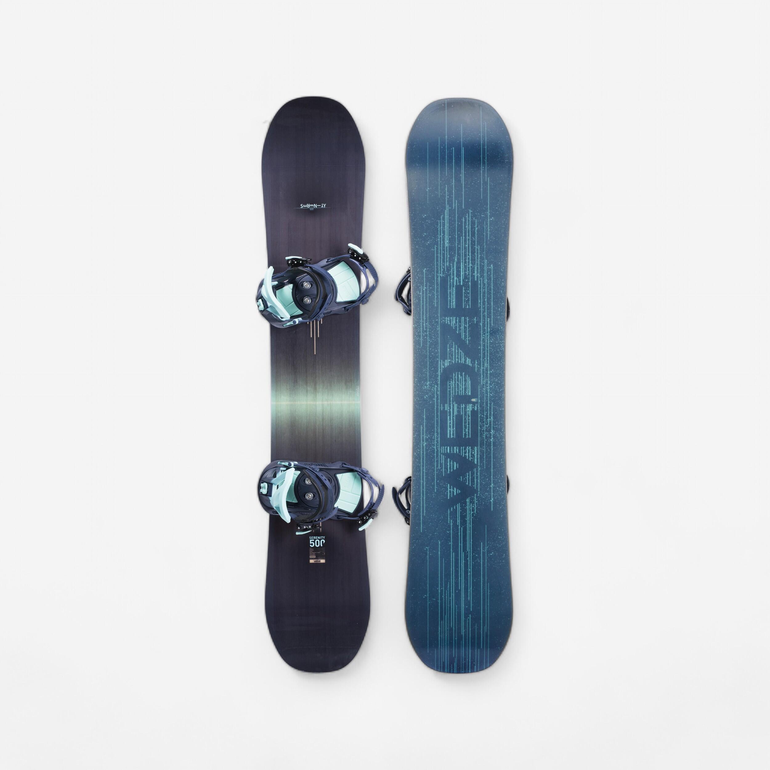 Snowboards adulte Pack planche de snowboard piste & freeride, femme