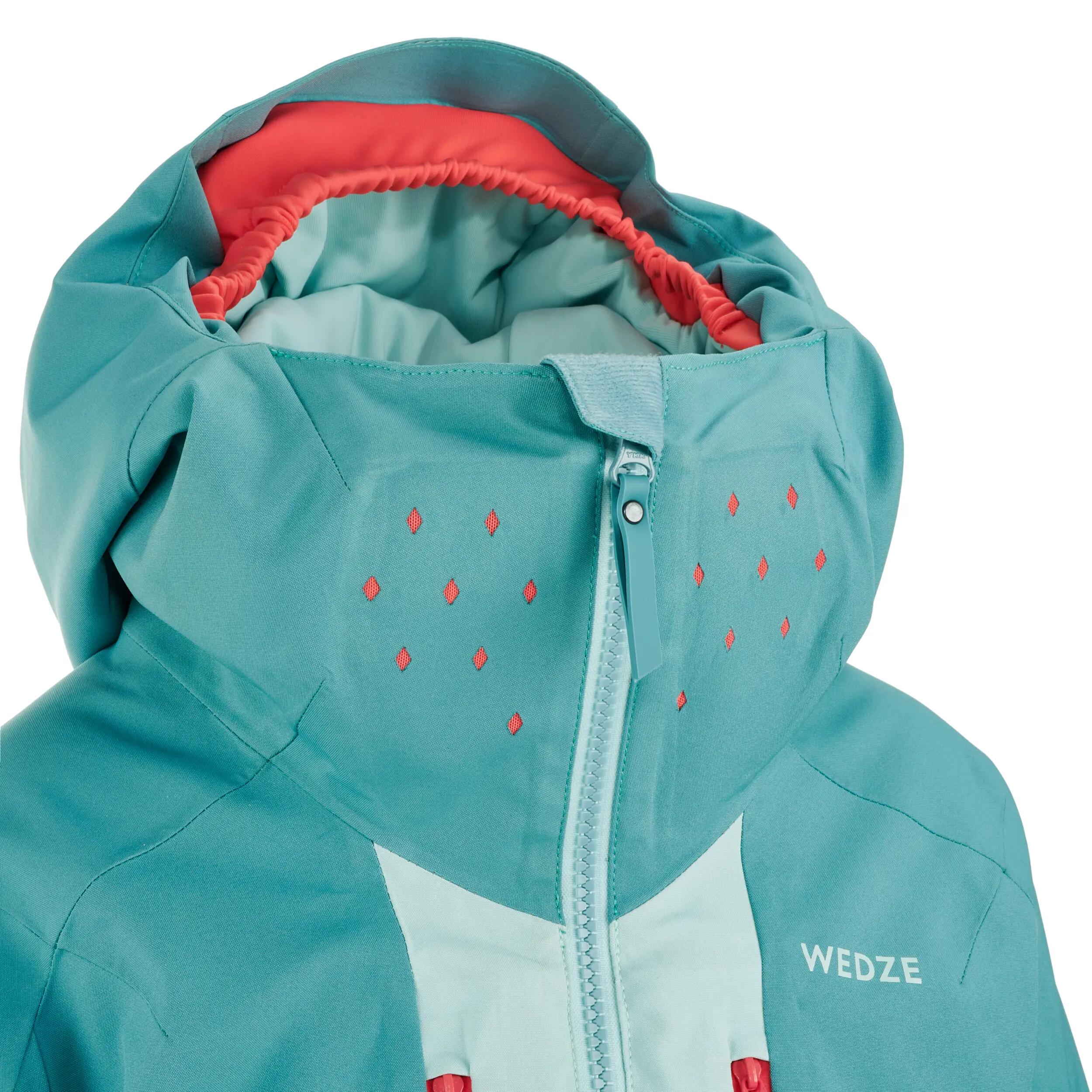 JR 3-in-1 Skiing Jacket Freeride 900 - Green 11/17