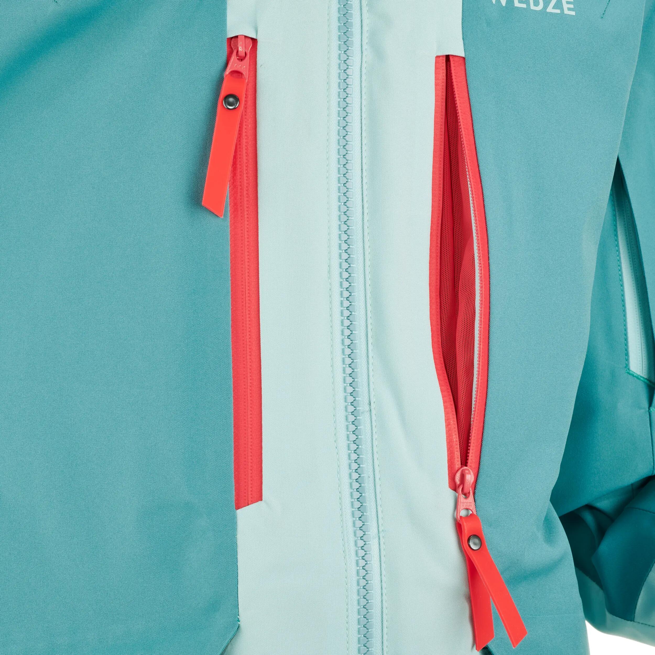 JR 3-in-1 Skiing Jacket Freeride 900 - Green 3/17
