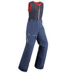 Wedze Ski-overall voor freeride met ingewerkte rugbeschermer BIB Protect 900 blauw