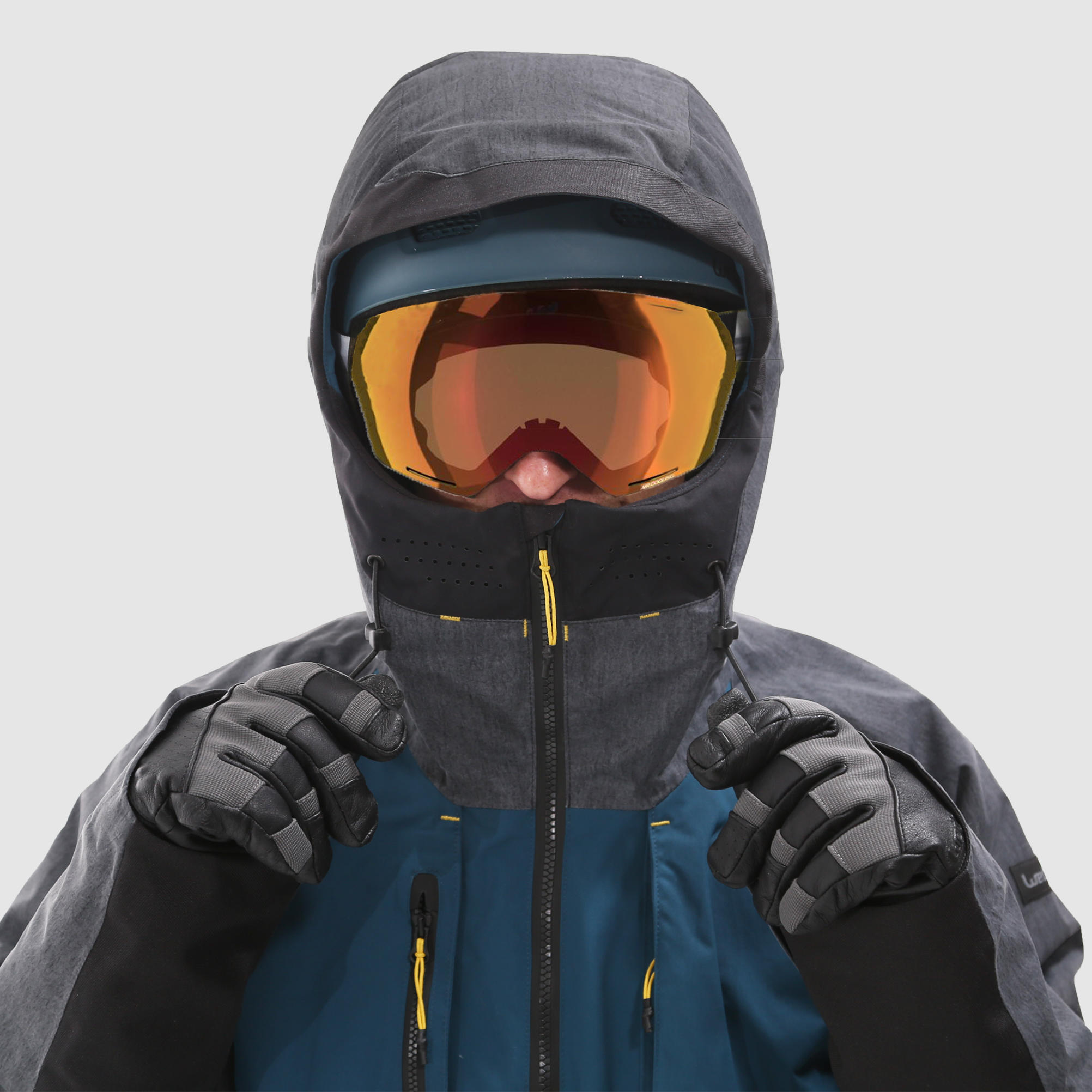 Men's Snowboard and Ski Jacket - Petrol 3/12