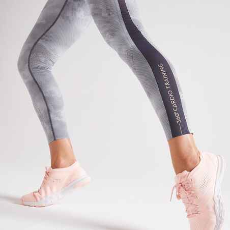 900 Women's Fitness Cardio Training Leggings - Print