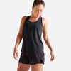 Shorts Damen Cardio Schutz vor Reibung an den Oberschenkeln - FST 900 schwarz