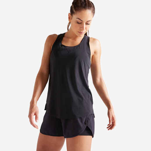 
      Shorts Damen Cardio Schutz vor Reibung an den Oberschenkeln - FST 900 schwarz
  