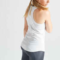 120 Women's Fitness Cardio Training Tank Top - White