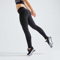 Cardio Training - Leggings FTI 120 preto DOMYOS - Leggings e Calções Cardio Mulher