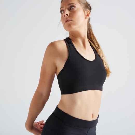Sport-Bustier Fitness leichter Halt - 100 rosa