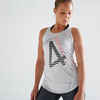 120 Women's Fitness Cardio Training Tank Top - White