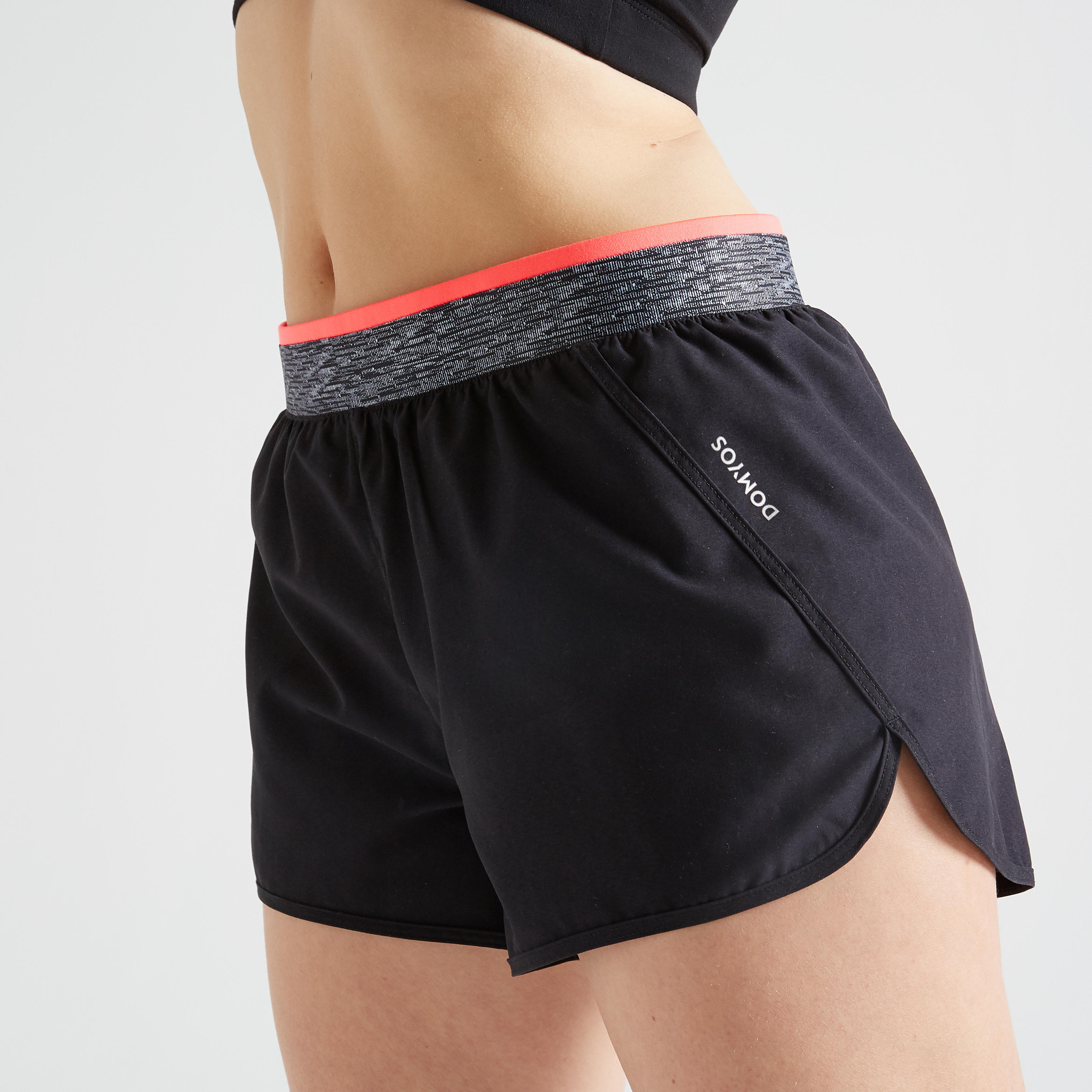 Fitness Loose Shorts - Black - Decathlon
