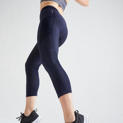 High-Waisted Cropped Shaping Fitness Leggings