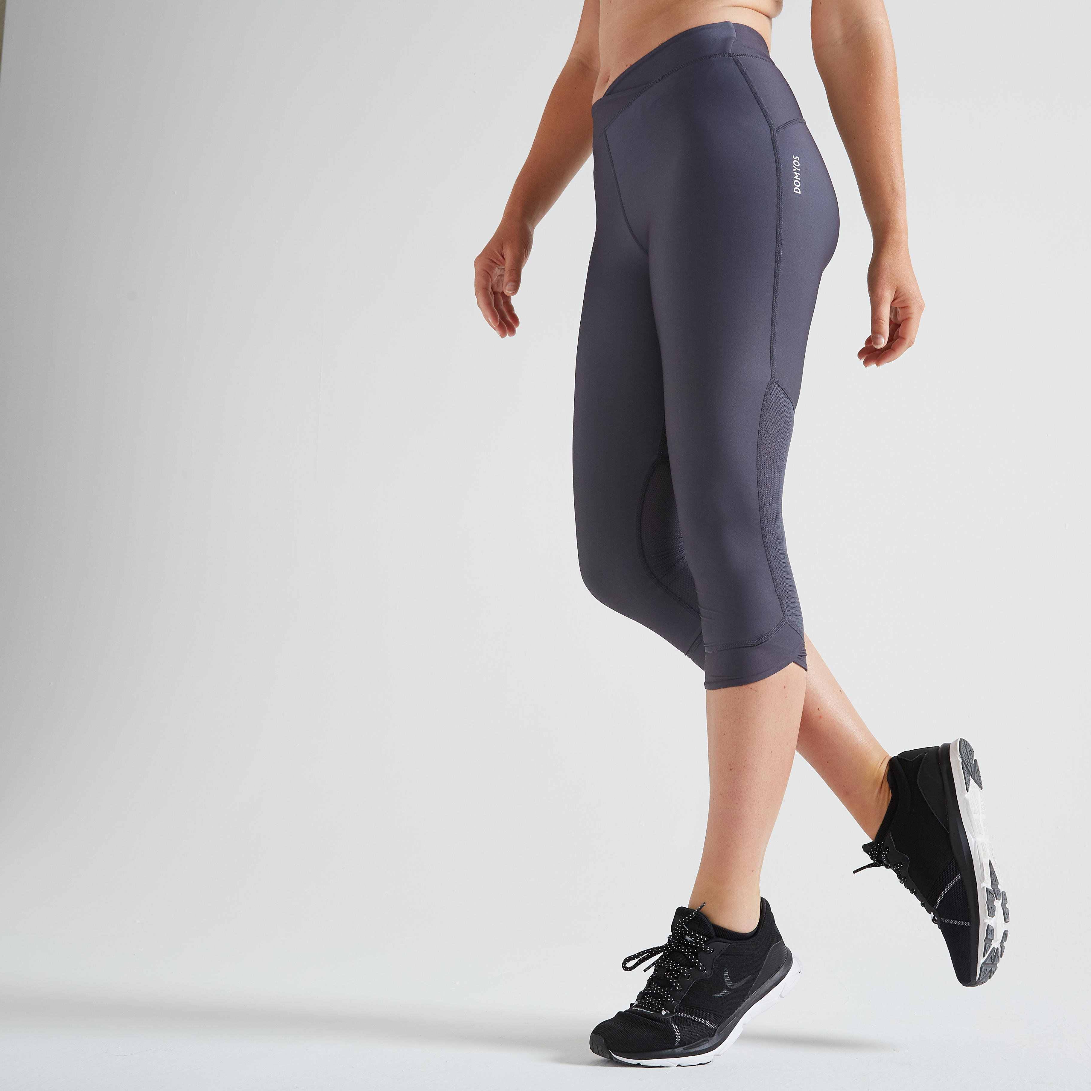 Power 7/8 Workout Leggings - Grey Dapple Print, Women's Leggings