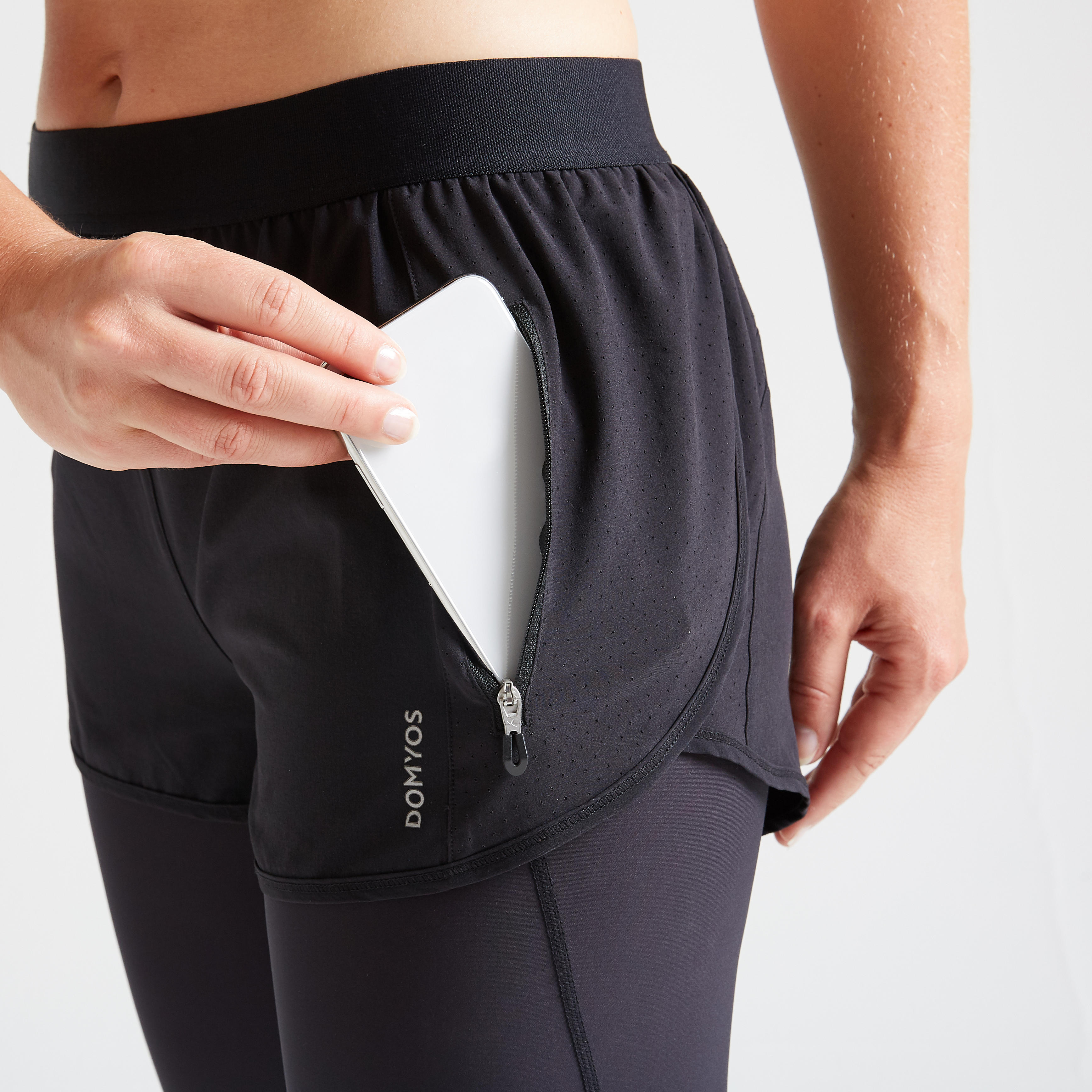 Fitness 2-in-1 Leggings / Shorts with 