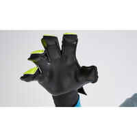 Adult Football Goalkeeper Gloves F100 Resist - Black/Yellow