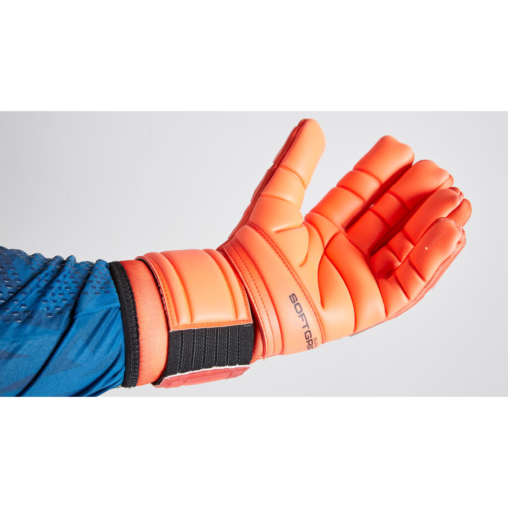 Adult Football Cold Negative Seam Goalkeeper Gloves F900 - Grey