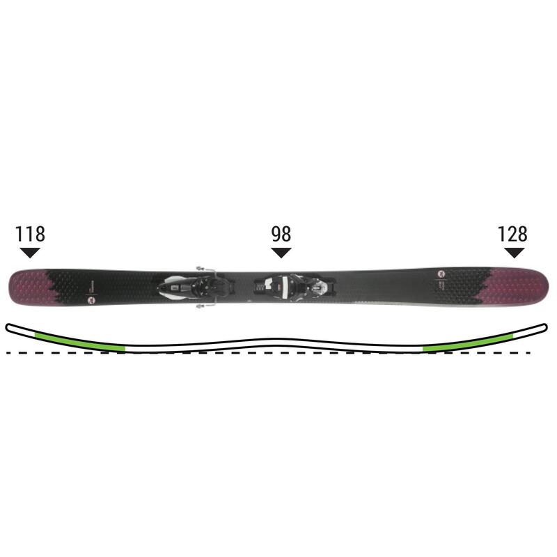 Pack Ski freeride confirmé Rossignol  Femme Sky 7