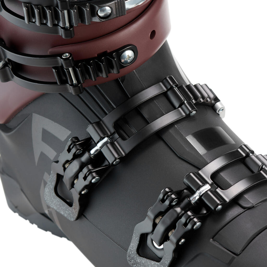 Adult Freeride Ski Boots – Black/Burgundy