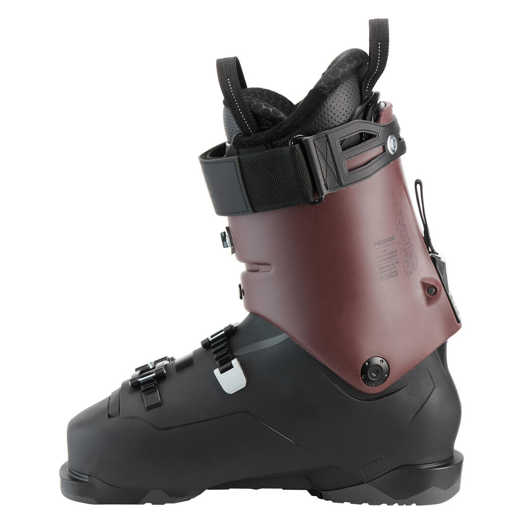 Adult Freeride Ski Boots – Black/Burgundy