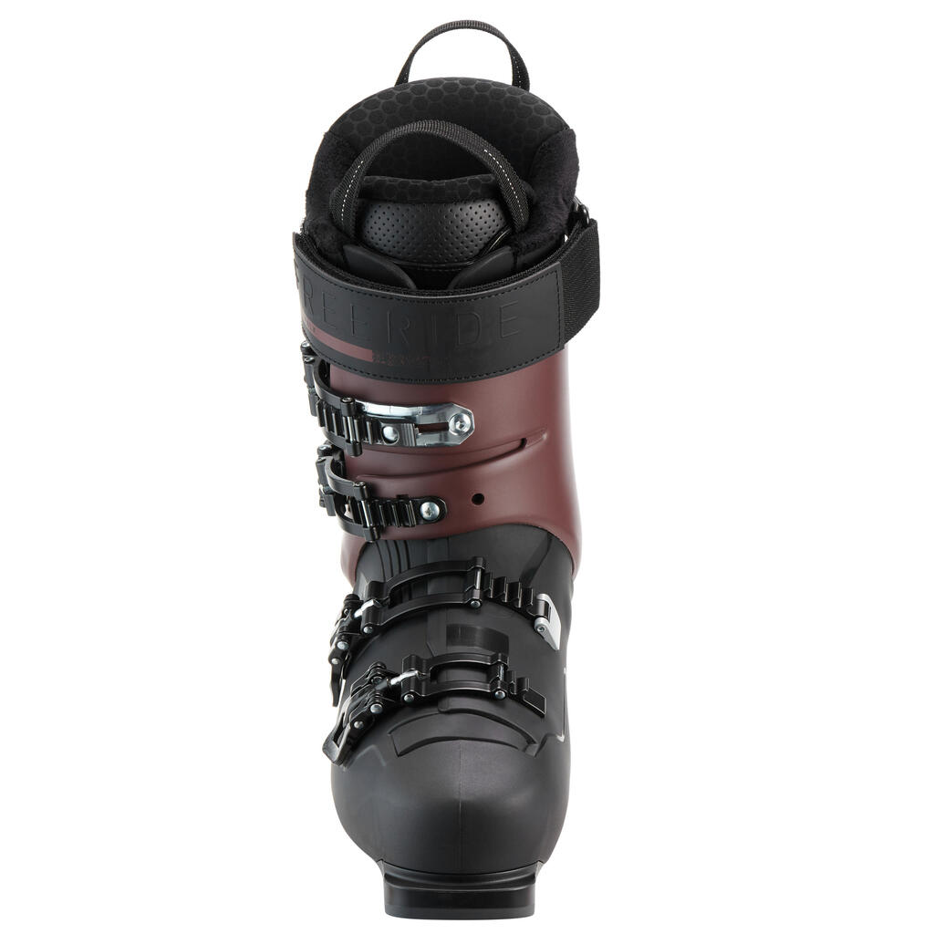 Adult Freeride Ski Boots – Black/Burgundy