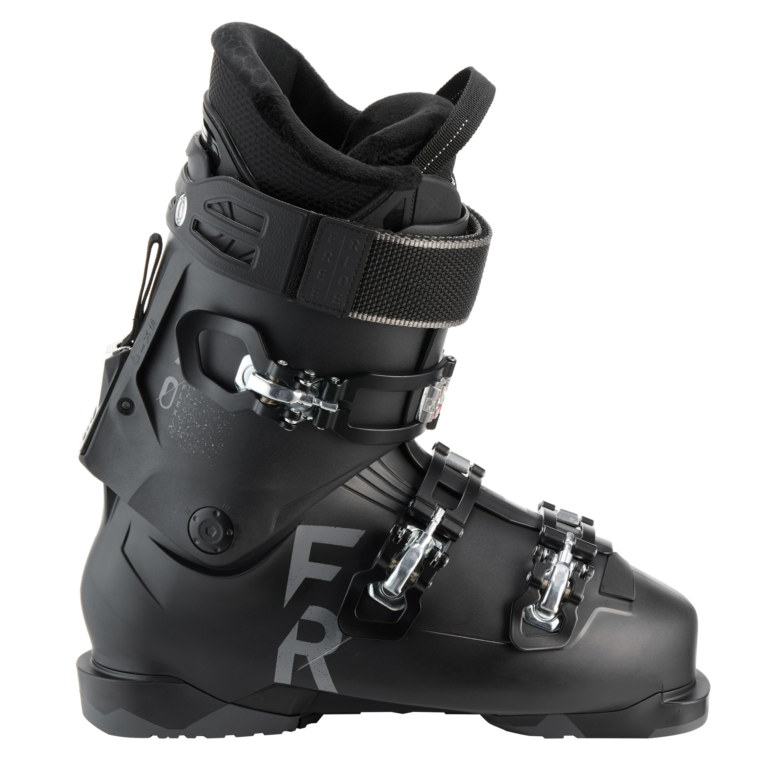 BOTAS ESQUÍ HOMBRE, WEDZE FR 100, FREERIDE/ALPINO/TRAVESÍA, FLEX 90, NEGRO  WEDZE | Decathlon