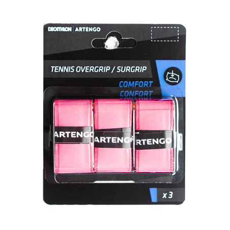 Comfort Tennis Overgrip Tri-Pack - Soft Pink