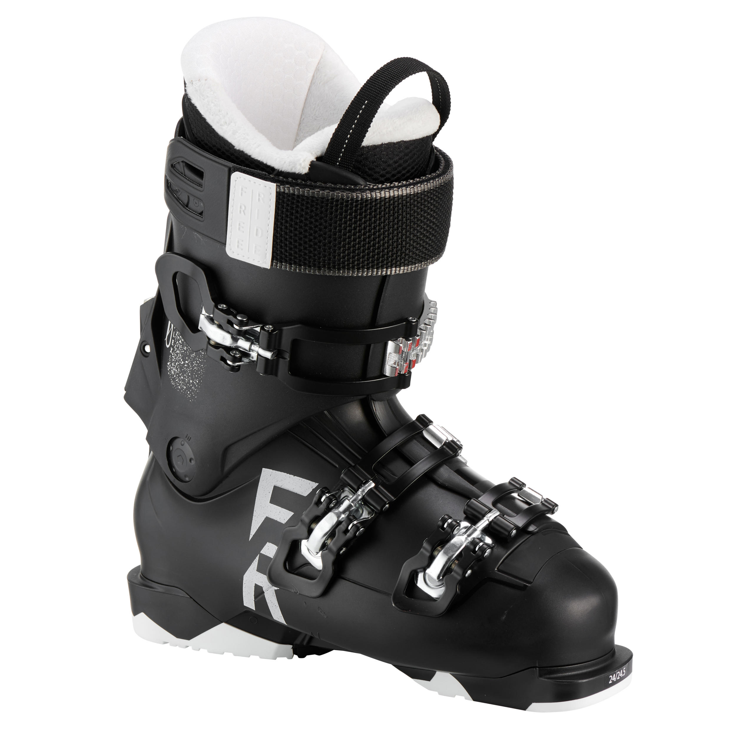Second Life Women s Alpine Freeride Free Tour Ski Boots Black GOOD WEDZE Decathlon