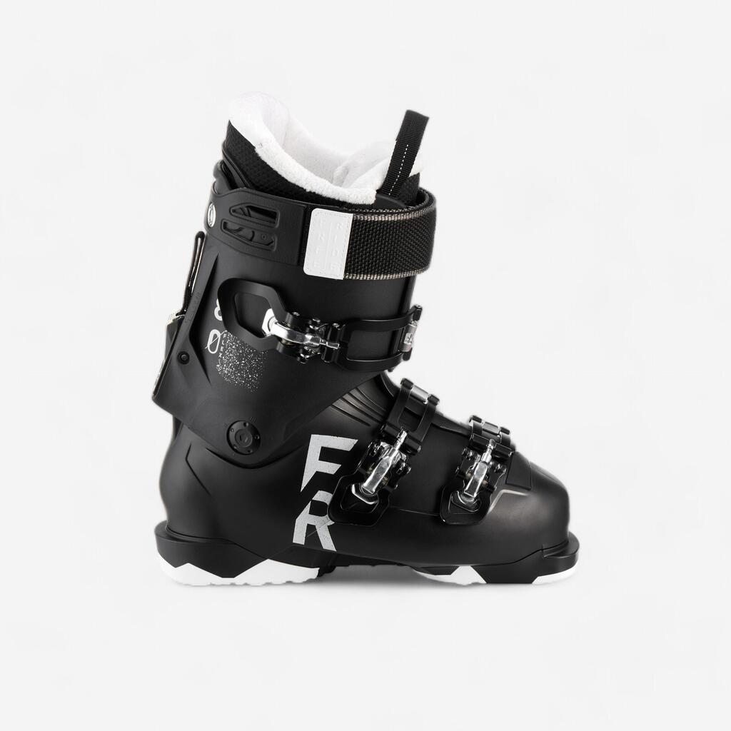 Women's Alpine Freeride Free Tour Ski Boots - Black