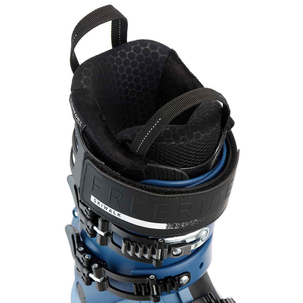 дамски ски обувки за фрийрайд FR 900 flex 100, сини