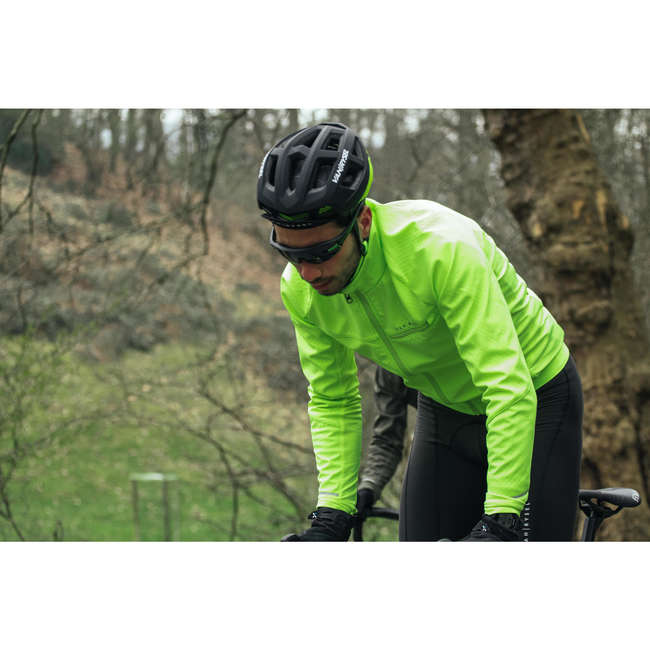 fahrrad-winterjacke rennrad rr 500 von decathlon